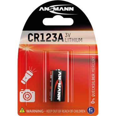 ANSMANN Batterie CR123A 3V Lithium