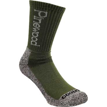  Pinewood Coolmax Socke Medium Grn/Grau 
