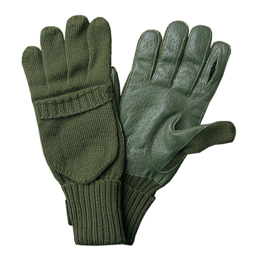 warme Fleece Jagdhandschuhe  Handschuhe von Skogen oliv 
