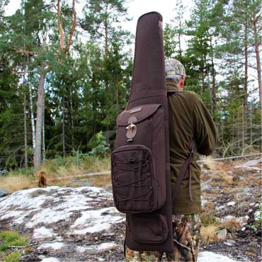  Mjoelner Hunting Birk Futteral mit Rucksack Loden dunkelbraun 