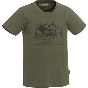 PINEWOOD Moose Kids T-Shirt Green