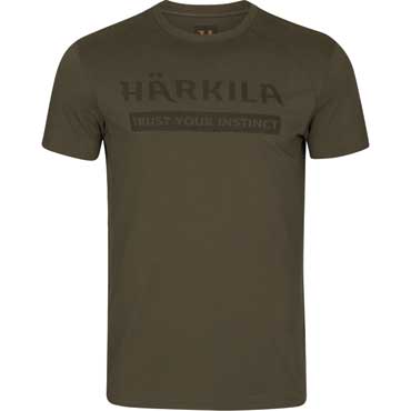 HRKILA Logo T-Shirt Willow Green