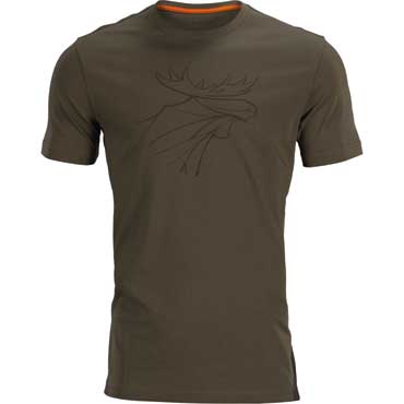 HÄRKILA Graphic T-Shirt 2er-pack Willow green/Grey