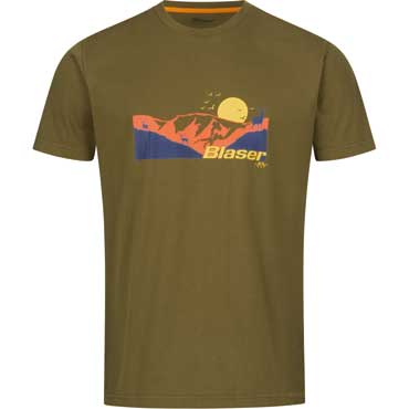 BLASER Allgu Mountain T-Shirt dunkel oliv